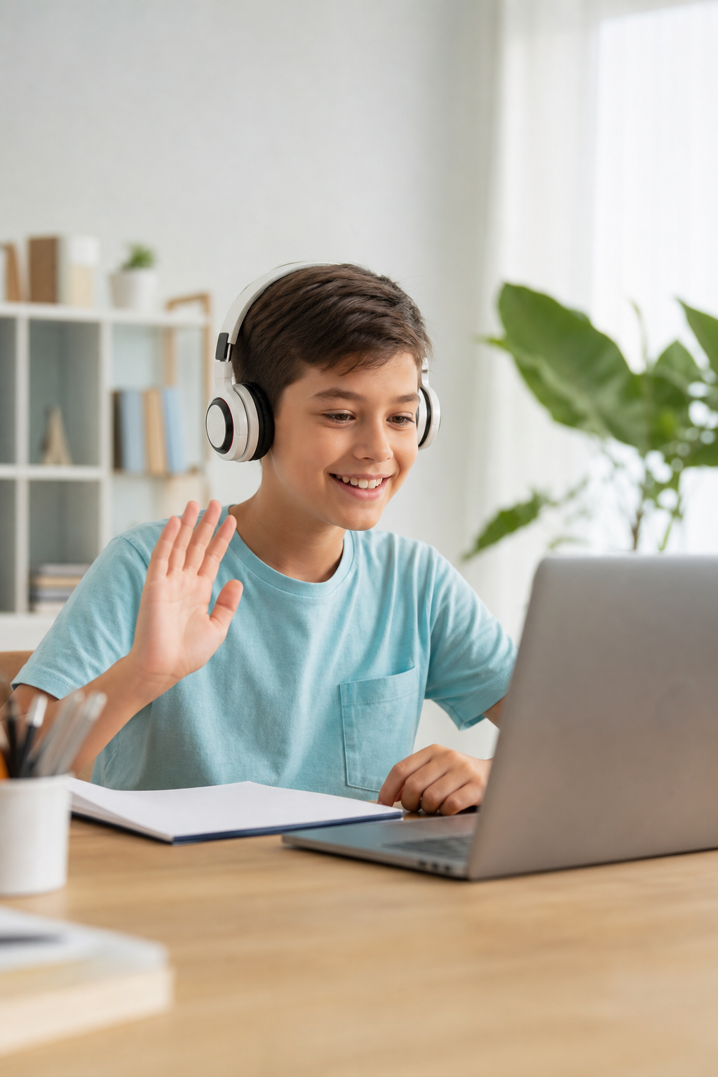 Дитина навчається англійської онлайн у Summer Camp English від Skillent